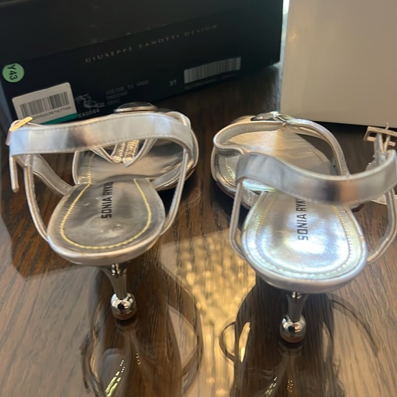 Sonia Rykiel silver heels size 37 - Picture 3 of 4